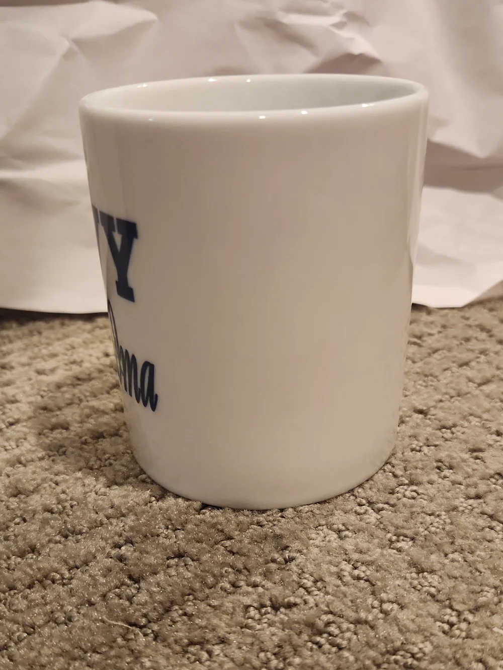 Rare Vintage Navy Grandpa Coffee Tea Mug Cup